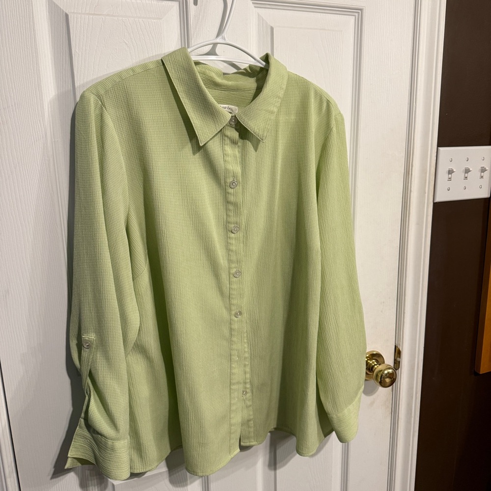 Vintage CJ Banks Linen Button Down Shirt